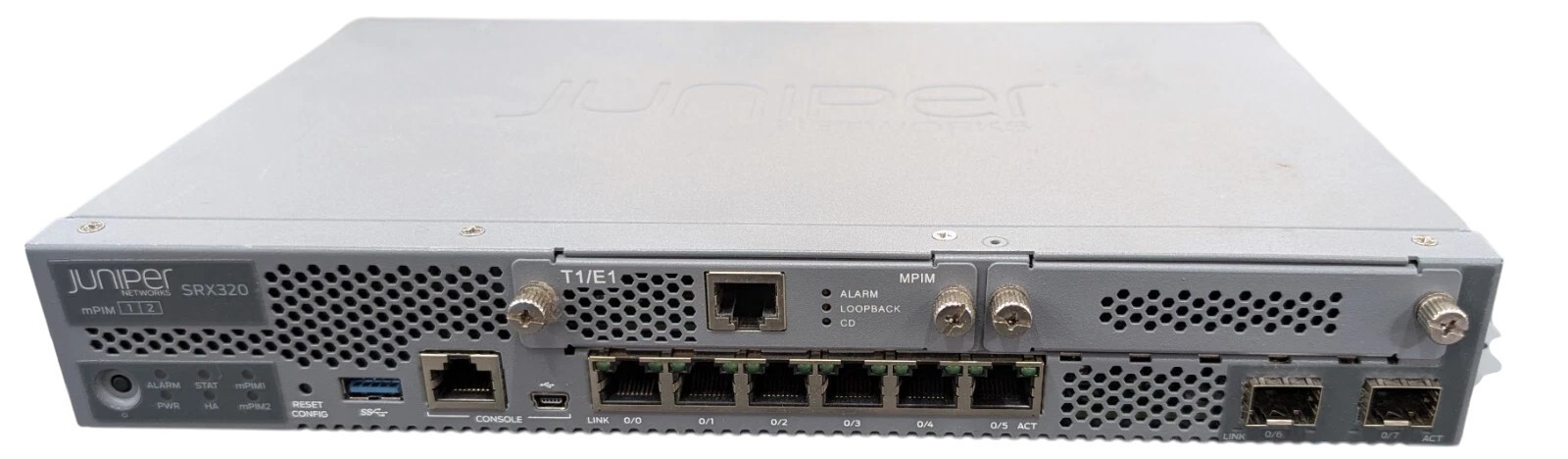 Juniper SRX320 8Port Security Services Gateway Appliance G2U Juniper SRX320 8Port Security Services Gateway Appliance G2U