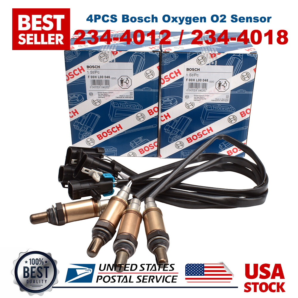 4x Oxygen O2 Sensor for 96-2002 Chevrolet Chevy GMC 1500 ES20022 234-4012 / 4018 4x Oxygen O2 Sensor for 96-2002 Chevrolet Chevy GMC 1500 ES20022 234-4012 / 4018