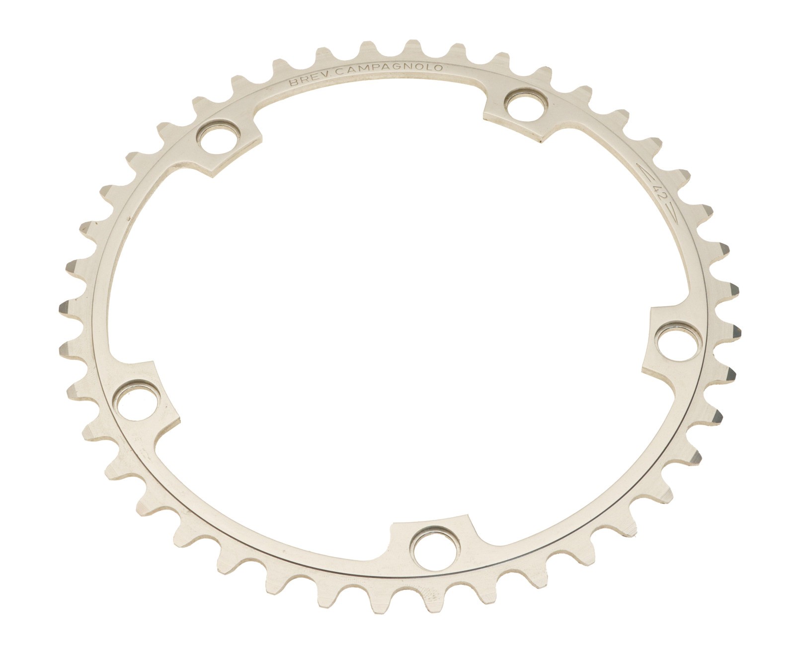 Campagnolo Super Record Strada Road #753/A Chainring 42T 144 BCD NOS Campagnolo Super Record Strada Road #753/A Chainring 42T 144 BCD NOS