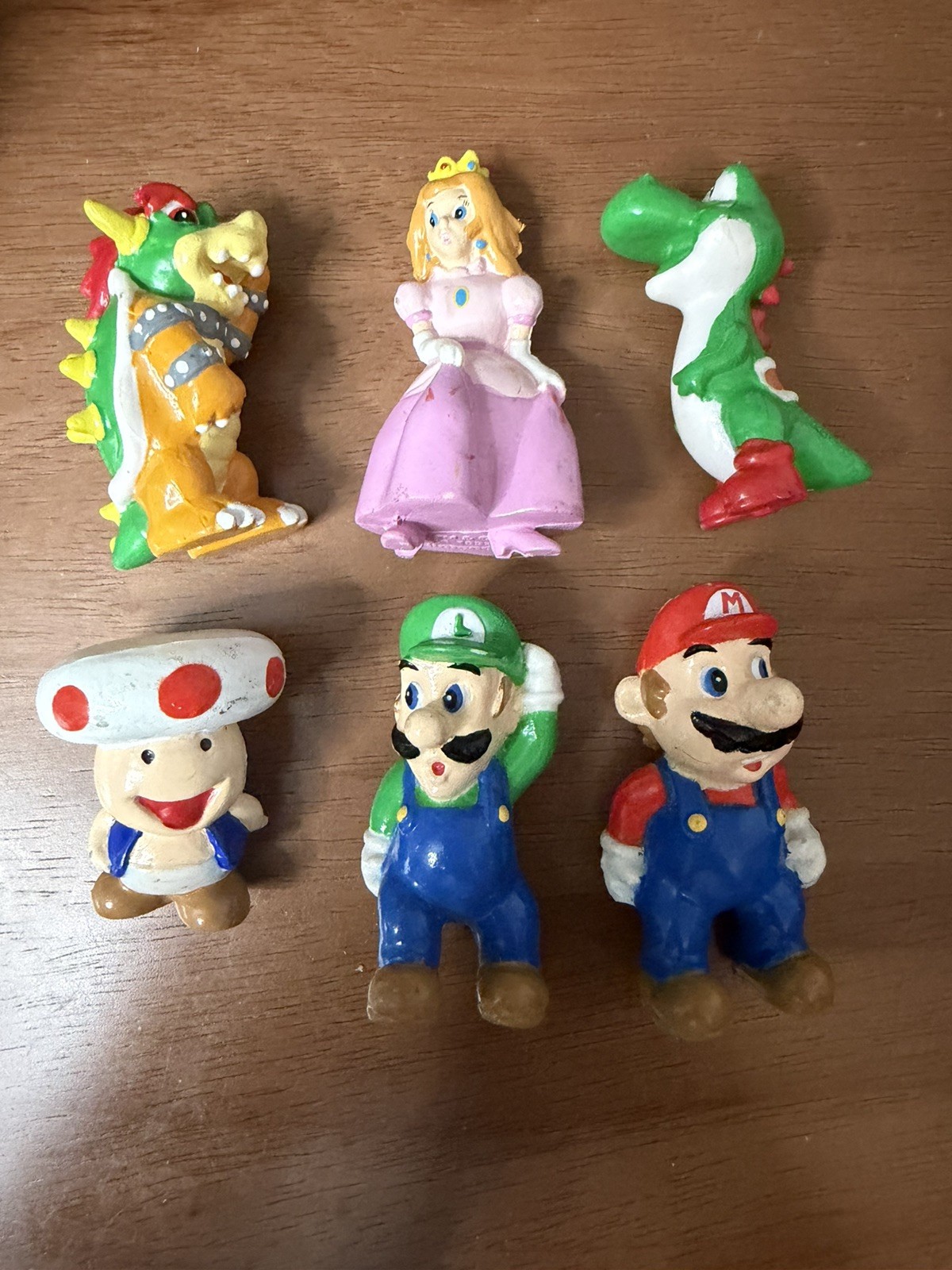 Vintage Nintendo Super Mario World Figure SET Christmas Cracker UK Rare SNES A4 Vintage Nintendo Super Mario World Figure SET Christmas Cracker UK Rare SNES A4