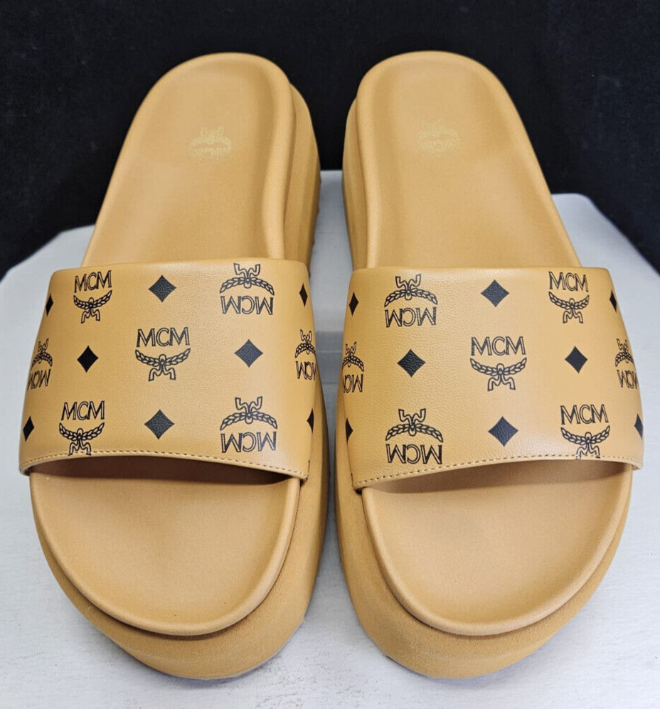 MCM Women\'s Sandals - Platform  Beige - size 35 - NEW