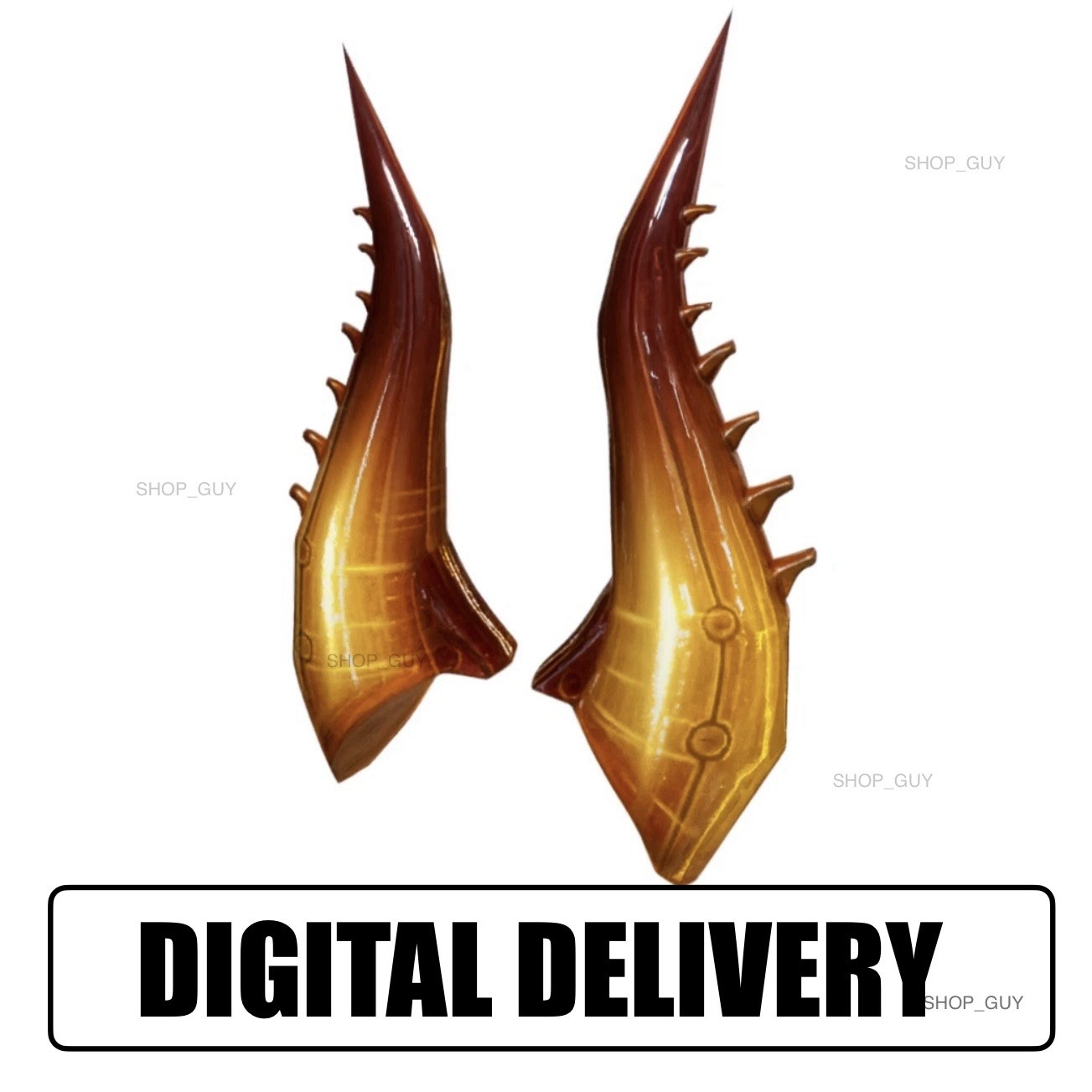 ROBL0X Golden Horns Of Pwnage Toy Code SENT IN EBAY MESSAGES