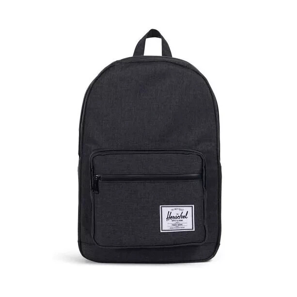 Herschel Unisex Black Crosshatch Classic 22L Pop Quiz Backpack - 10011-02093-OS Herschel Unisex Black Crosshatch Classic 22L Pop Quiz Backpack - 10011-02093-OS
