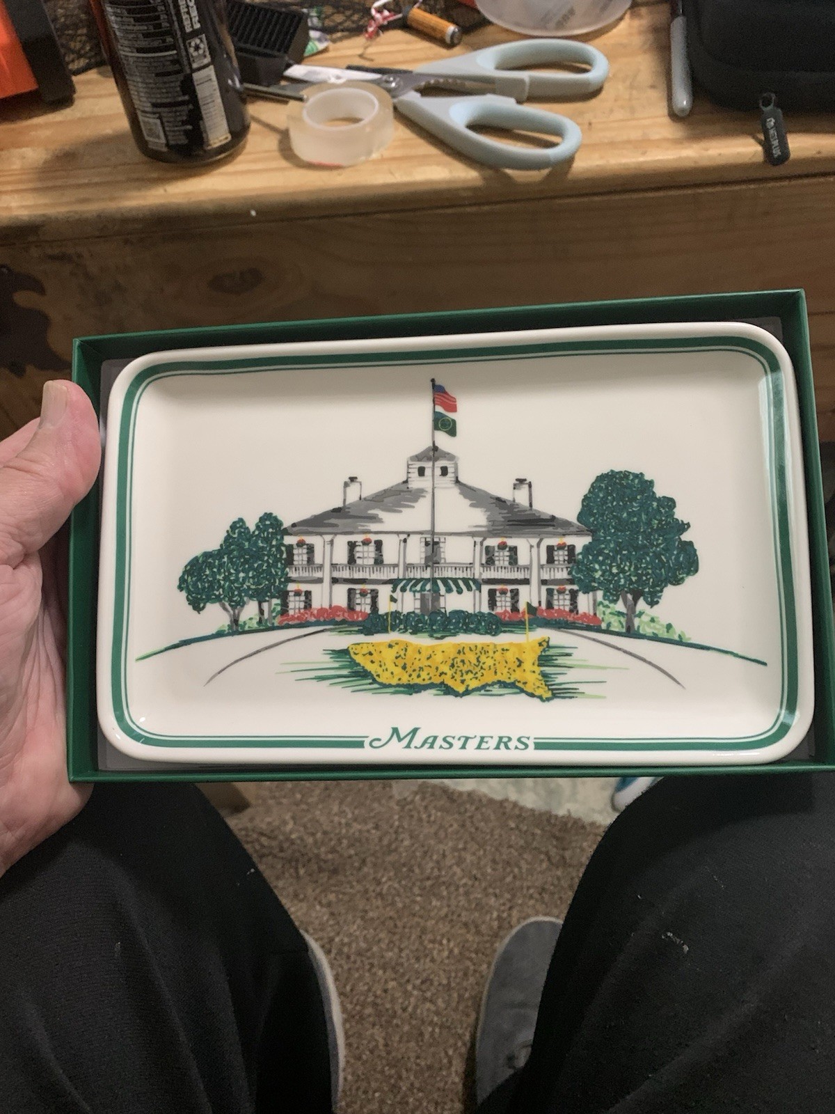 2026 Masters Ceramic Serving Tray Brand New Unused Special Edition Clubhouse