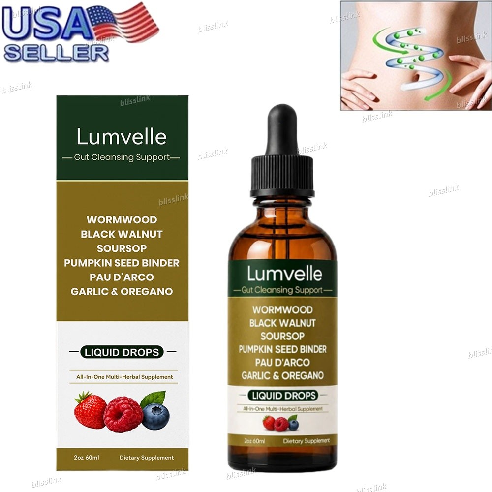 Wild Harvested Wormwood 1-3x LUMVELLE Herbal Liquid Botanical Supplement Drops