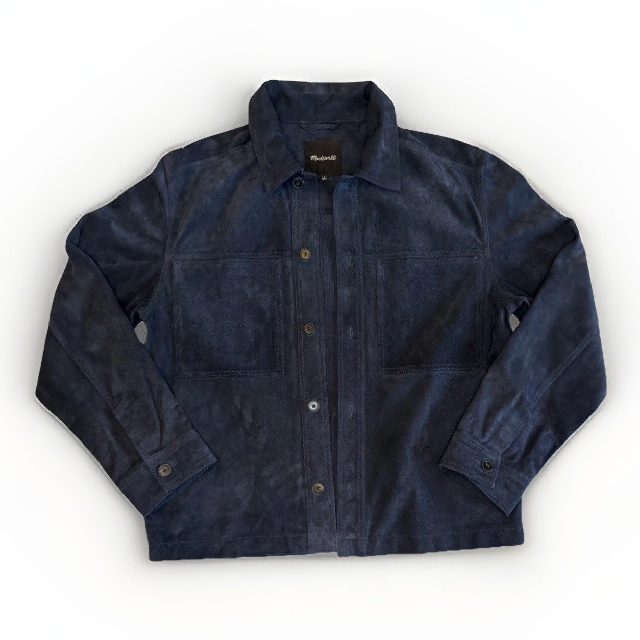 Madewell Men’s Suede Shirt Jacket in Navy Blue S Leather Shirt Madewell Men’s Suede Shirt Jacket in Navy Blue S Leather Shirt