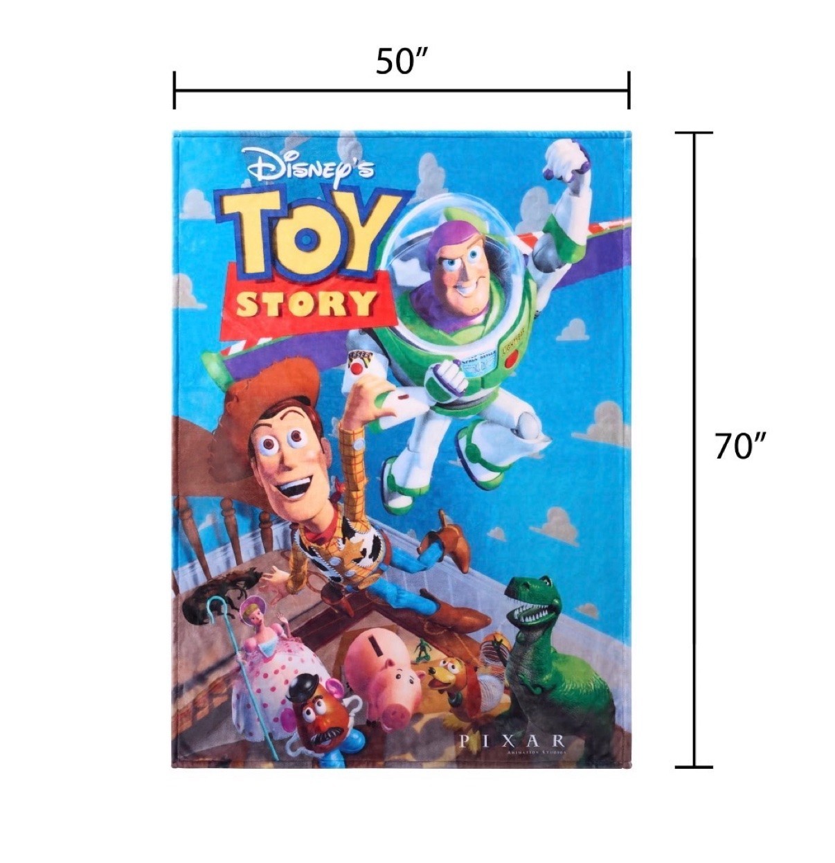 Disney VHS Throw Blanket Gift Set 50x70 Plush - Choose Design - New