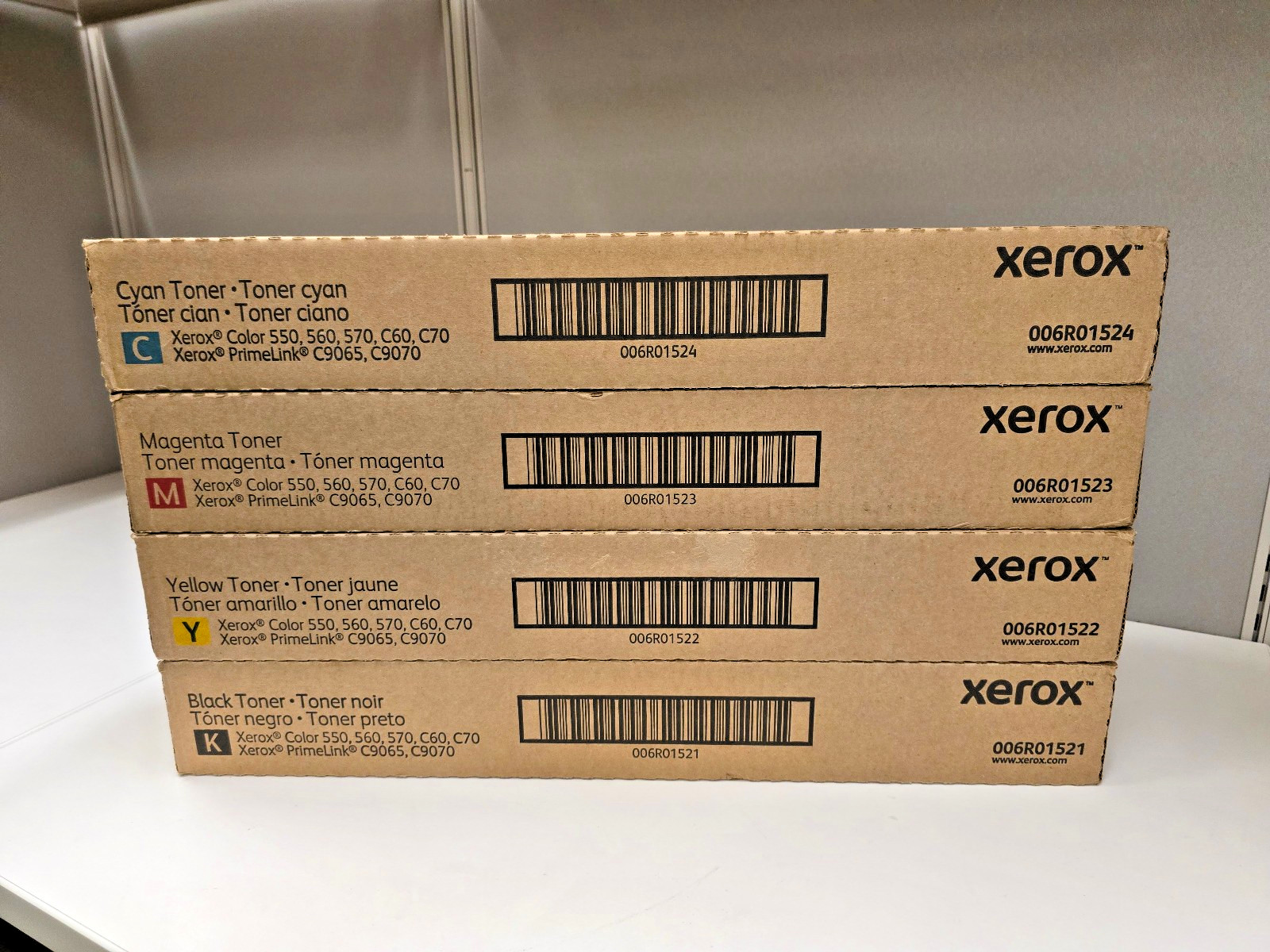 🖕🖕Genuine XE Color Cartridges FULL SET  ROX