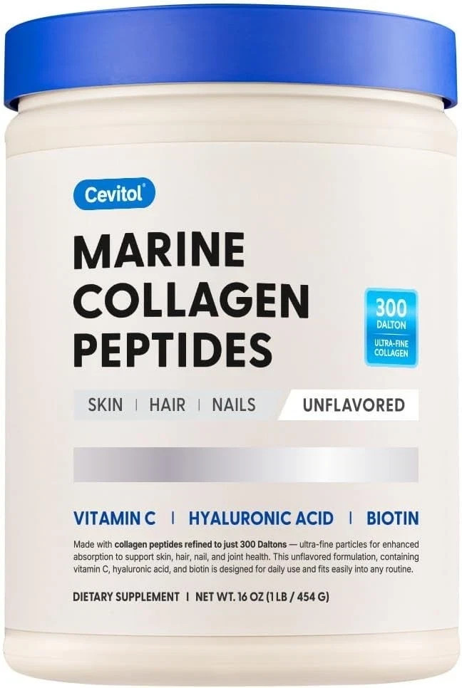 Cevitol Marine Collagen Peptides - Hydrolyzed Ultra-fine Collagen Powder for New Cevitol Marine Collagen Peptides - Hydrolyzed Ultra-fine Collagen Powder for New