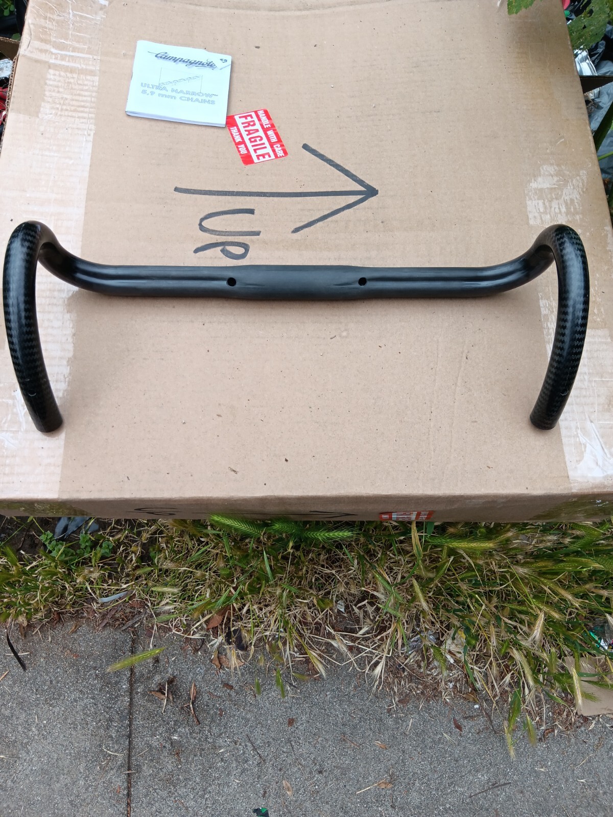 Darimo Ellipse (Di2 Version) 31.8 x 440mm Carbon Road Handlebar (Matte Black)