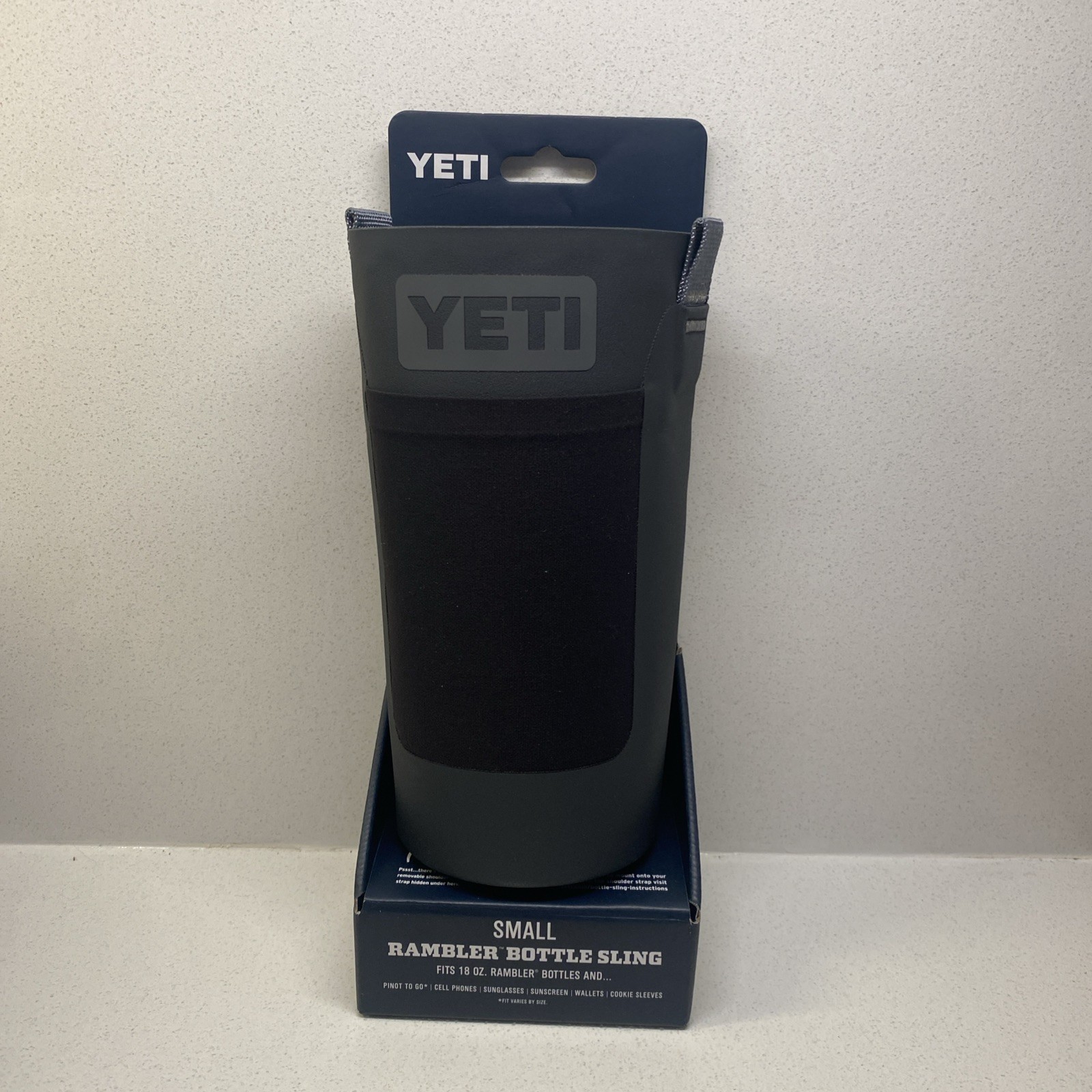 Yeti Rambler Bottle Sling Small 18 oz w Strap and Front Pocket NEW in box  