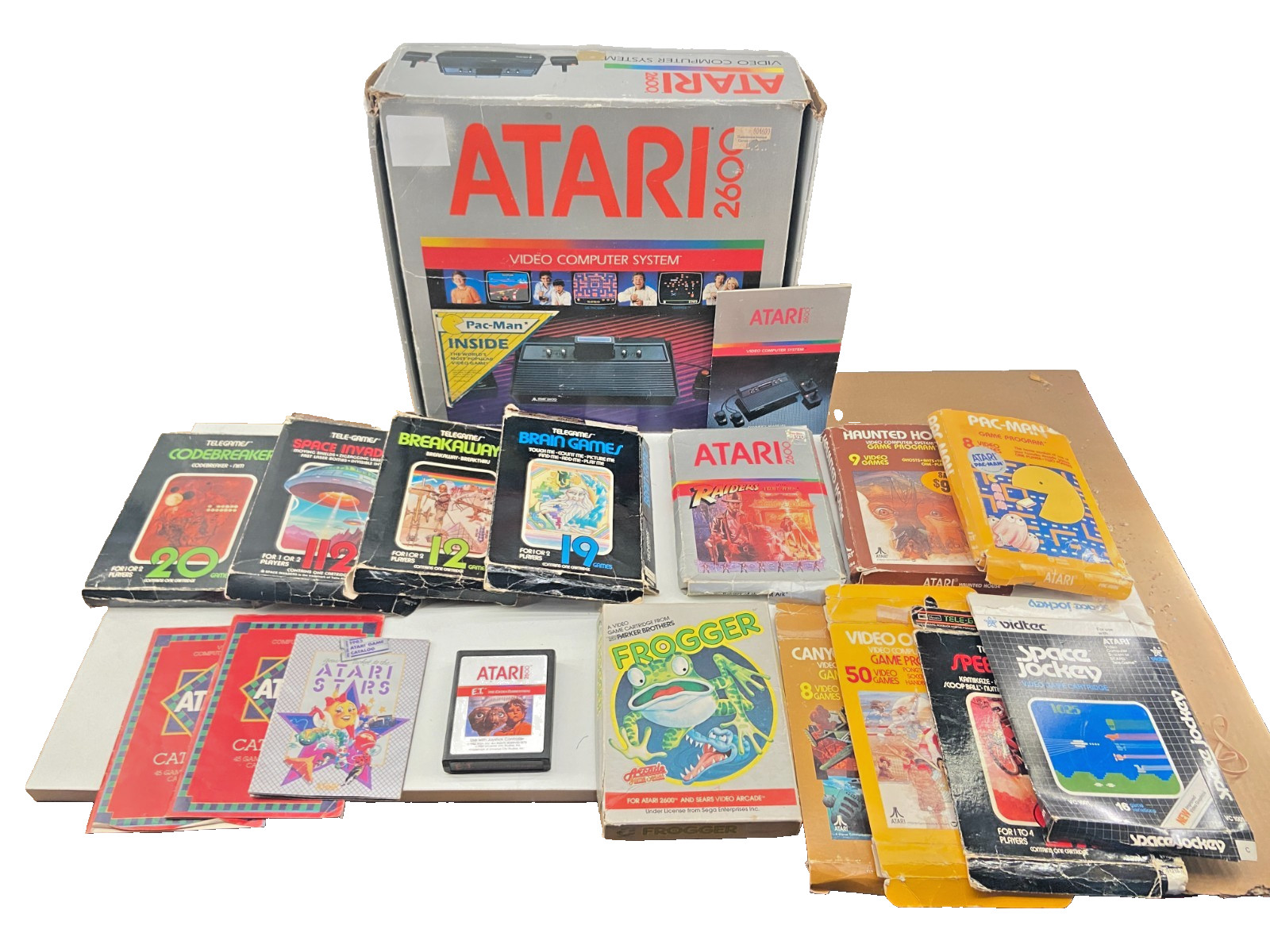 🕹️ Vintage Atari 2600 Collection Lot ~ Console Box, Games, Boxes & Manuals 🕹️ Vintage Atari 2600 Collection Lot ~ Console Box, Games, Boxes & Manuals