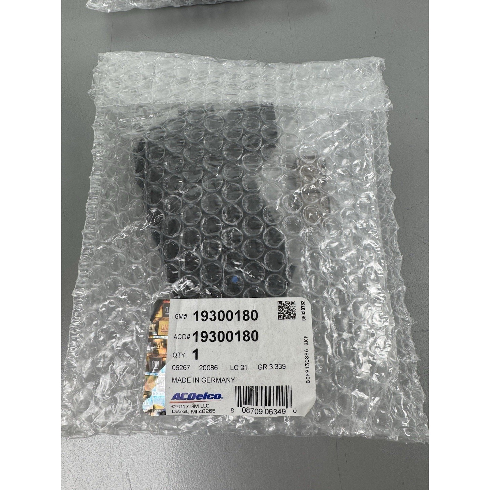 19300180 Throttle Position Sensor Kit with Clips and Cover AC Delco GM Genuine