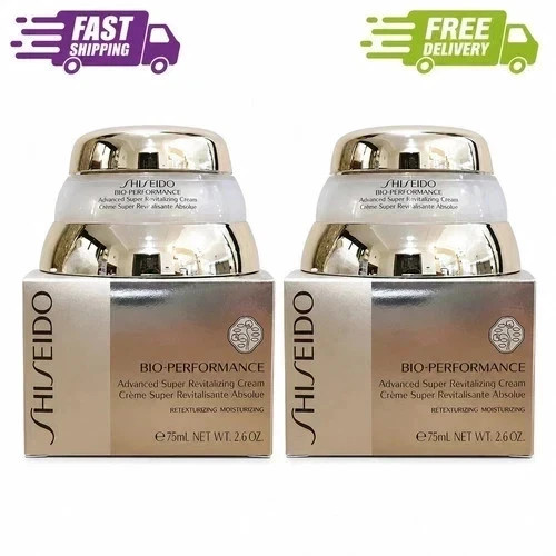 2X Shiseido Bio Performance Advanced Super Revitalizing Cream 2.6 oz/75 ml