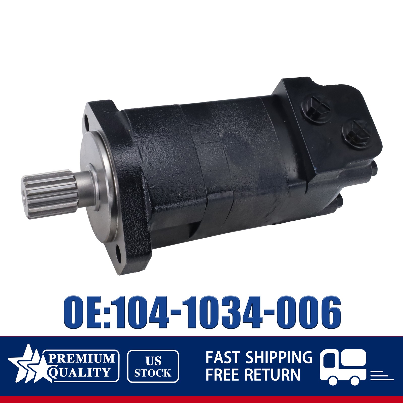 104-1034-006 Hydraulic Motor Fits Eaton Char-Lynn 2000 Series 2-Bolt 1-1/4\