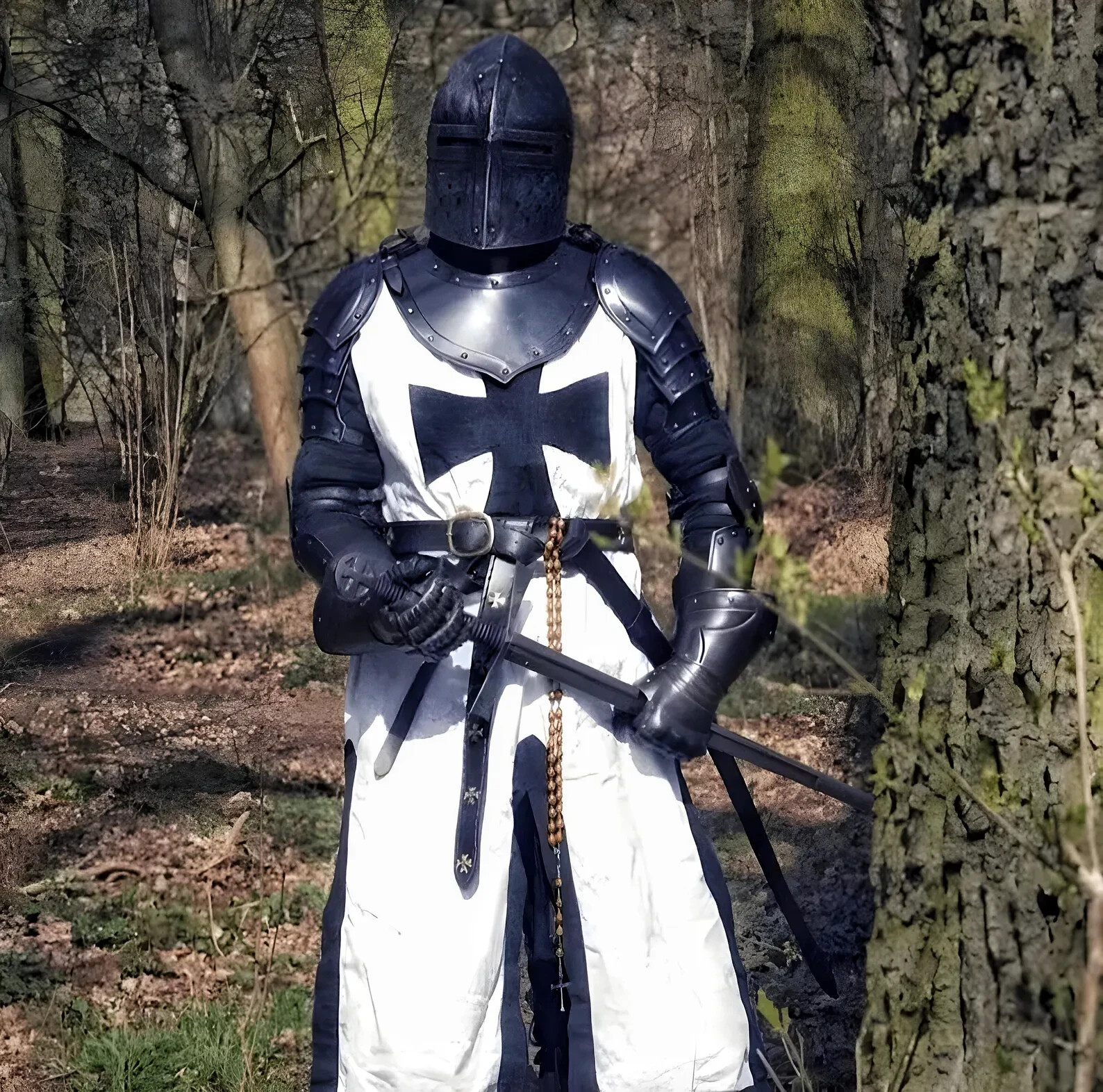 Heritage Templar Knight Armor Set | Full Medieval Suit of Armor | Crusader Heritage Templar Knight Armor Set | Full Medieval Suit of Armor | Crusader