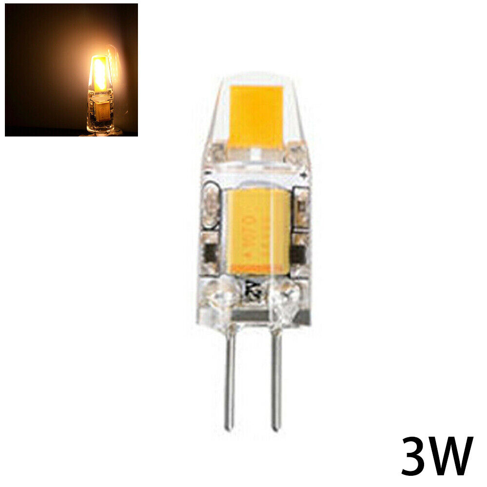 1/10PCS G4 LED Mini Bulb Silicia COB AC/DC12V Bulb Socket Lamp crystal light