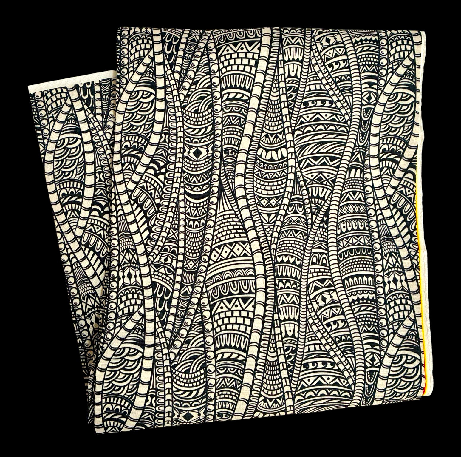 New Ambesonne Canvas Upholstery Fabric Black & White 2 Yards 21.11 Oz. New Ambesonne Canvas Upholstery Fabric Black & White 2 Yards 21.11 Oz.