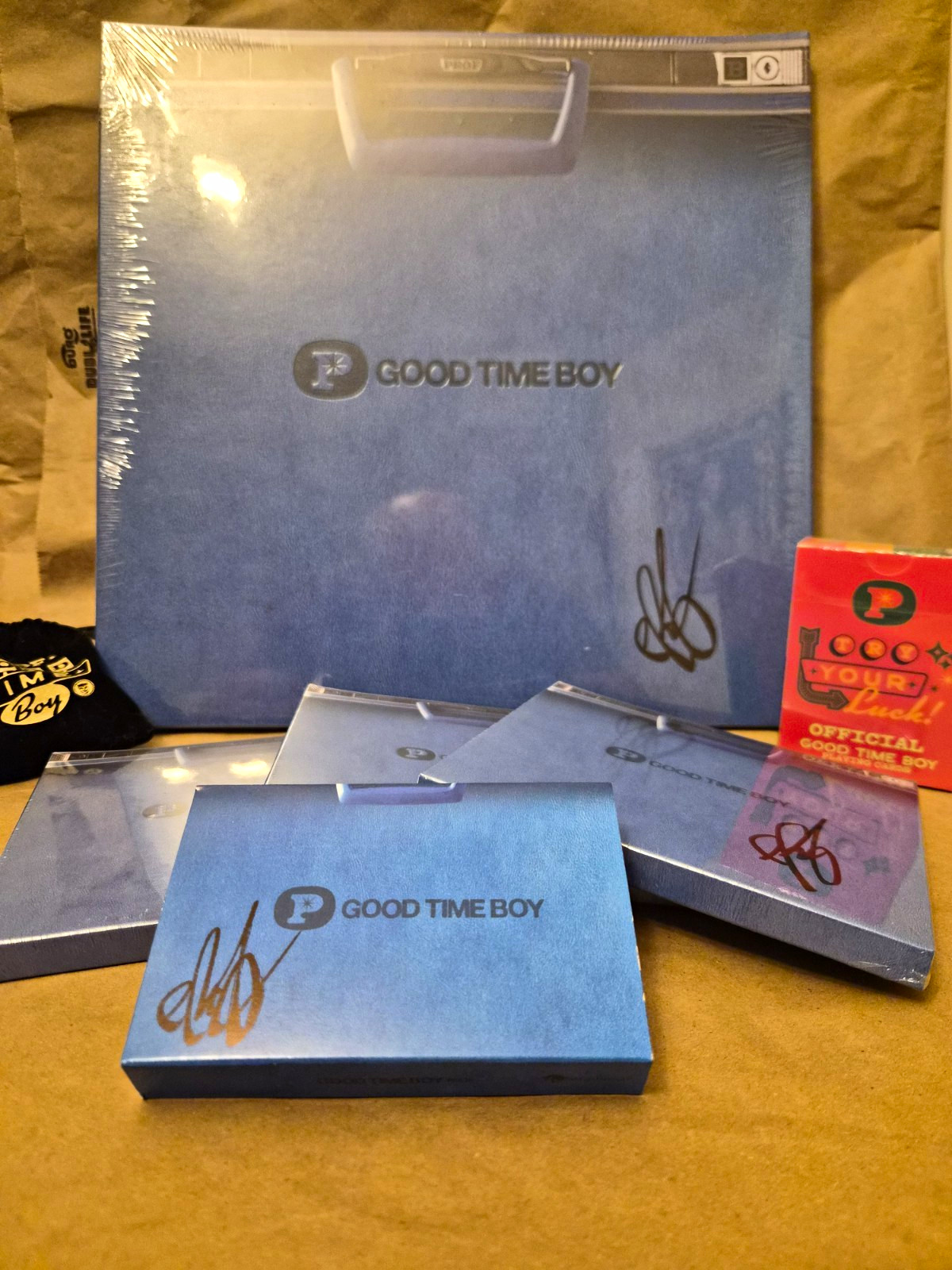 ​Prof Good Time Boy Signed King Gampo Bundle #0276 2LP Vinyl 3x CD Tape Merch