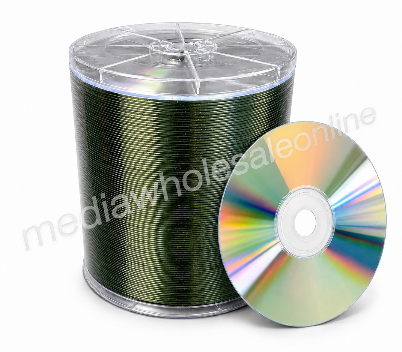 Verbatim 100 pk CD-R CD Silver Shiny Top 52X 700MB Blank Recordable Disc No Logo