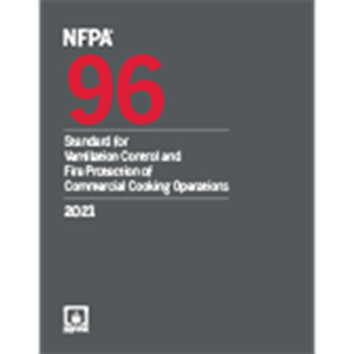 NFPA 96 Standard for Ventilation Control & Fire Protection 2021 PB USA STOCK NFPA 96 Standard for Ventilation Control & Fire Protection 2021 PB USA STOCK