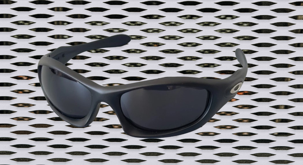 Vintage Oakley Monster Dog Sunglasses Matte Frames Black Lenses Polarized Vintage Oakley Monster Dog Sunglasses Matte Frames Black Lenses Polarized