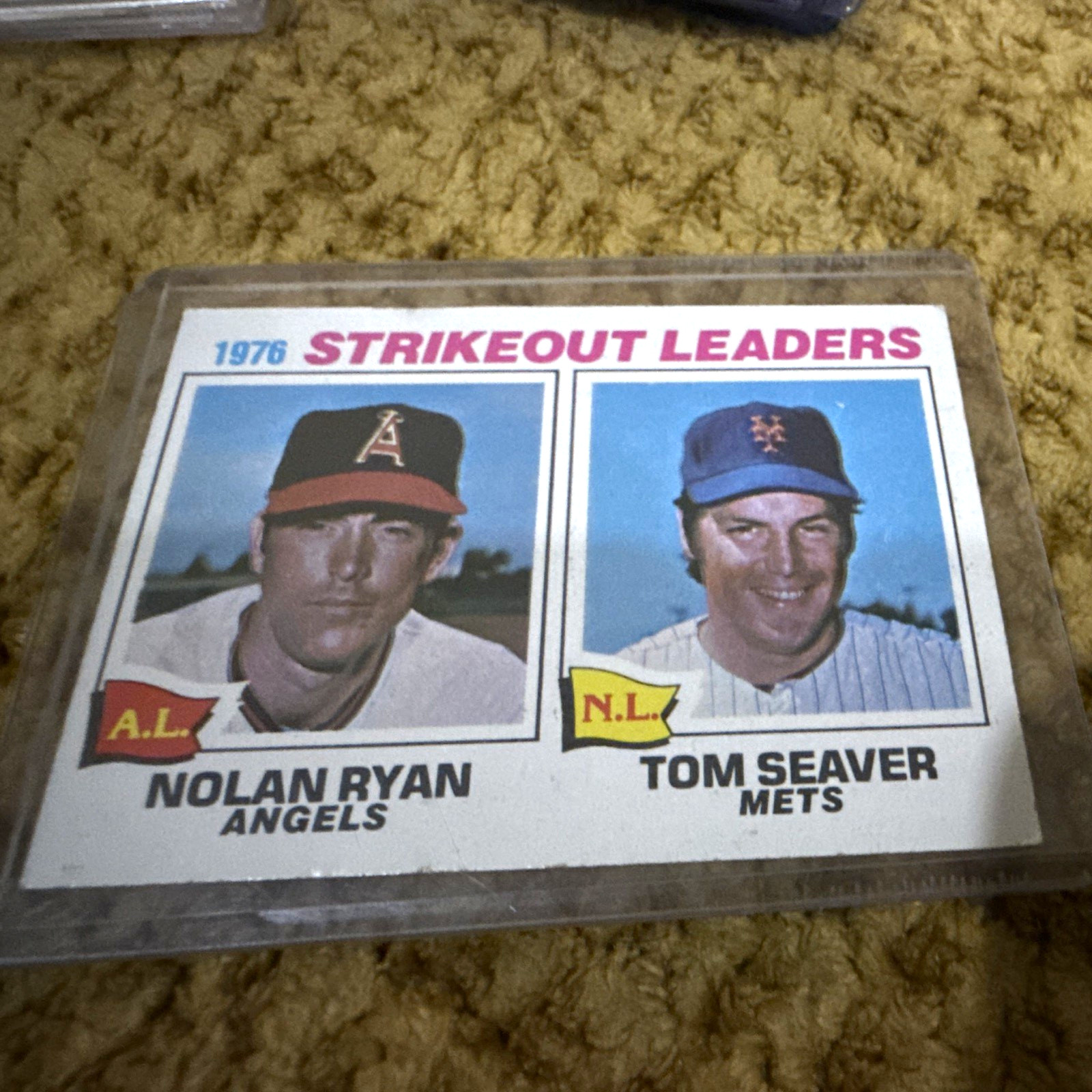 Topps 1977 Topps League Leaders #6 1976 Strikeout Leaders Ryan Seaver Topps 1977 Topps League Leaders #6 1976 Strikeout Leaders Ryan Seaver