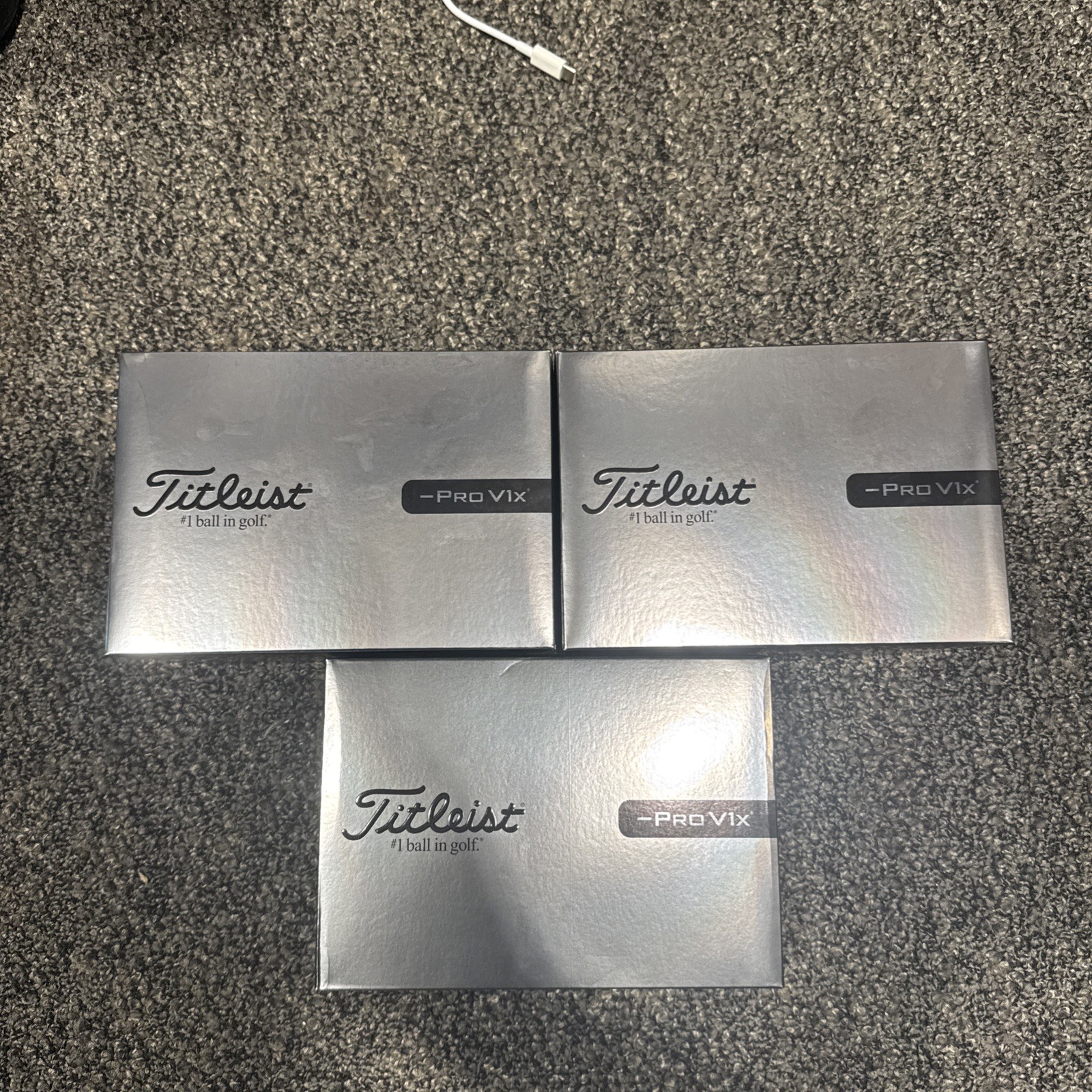 3 DZ NEW Titleist -Pro V1X  left dash lGolf Balls