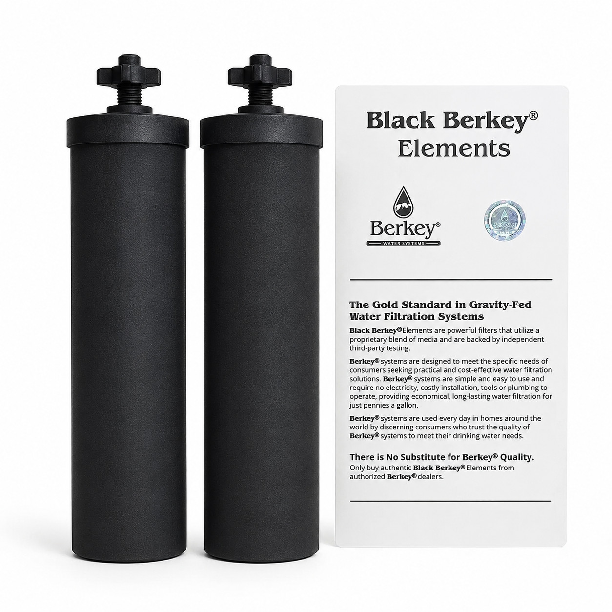 Berkey Authentic Black BB9-2 Water replacement Filters For Berkey Water System