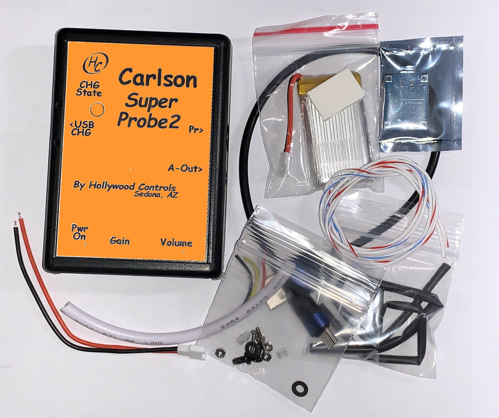 Carlson SuperProbe 2 Case Kit w/Mounted Speaker/780mAh Battery/4046 Charger