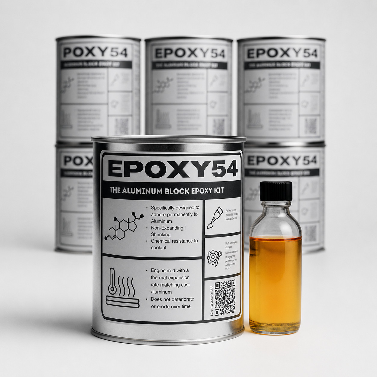 Inline 4: Engine Block Filler Closed Deck Epoxy Kit