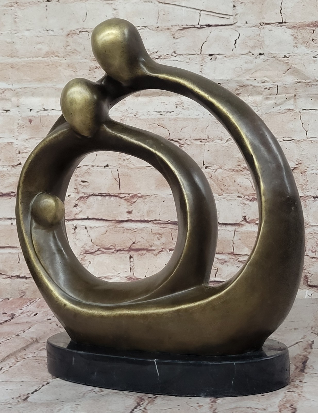 Unique Romance Sculpture: Original Artwork by Fransisci Figure Art Decor Gift NR