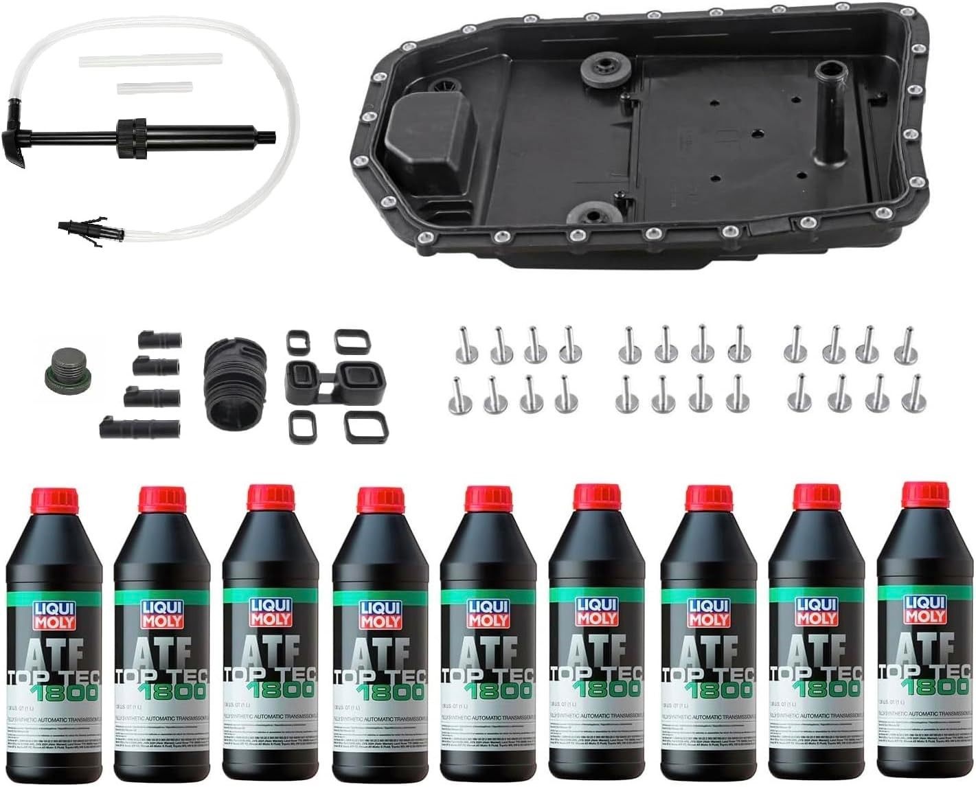 Complete Auto Transmission Service Kit 9L ATF  Pan Filter Assembly for BMW 6HP19