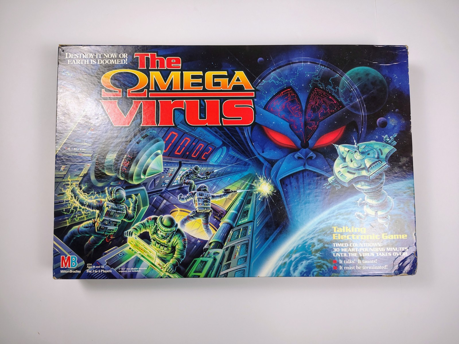 Vintage 1992 The Omega Virus Talking Electronic Board Game 100% Complete Unpunch Vintage 1992 The Omega Virus Talking Electronic Board Game 100% Complete Unpunch