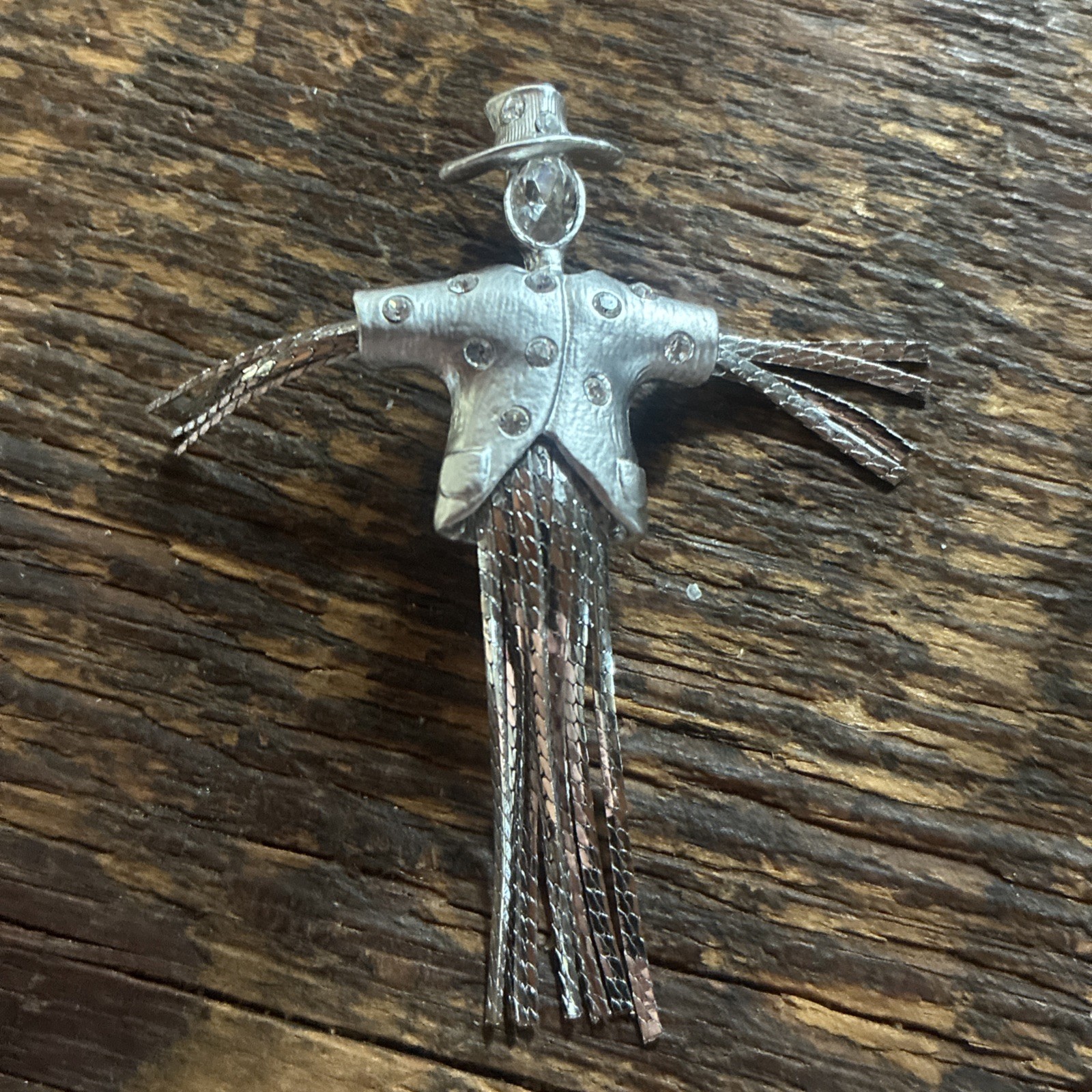 Vintage Pauline Rader Signed Scarecrow Rhinestone Pin HTF rare fall halloween Vintage Pauline Rader Signed Scarecrow Rhinestone Pin HTF rare fall halloween