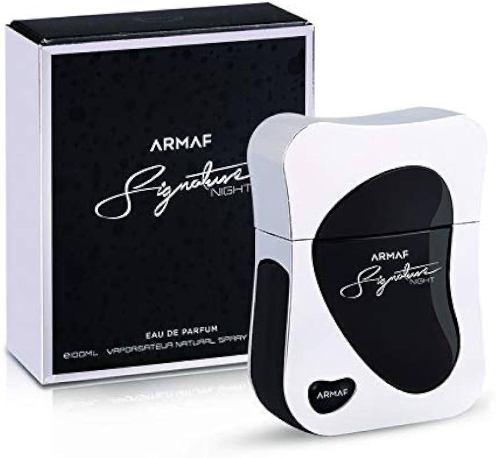 Armaf Men\'s Signature Night EDP Spray 3.4 oz Fragrances 6294015101386