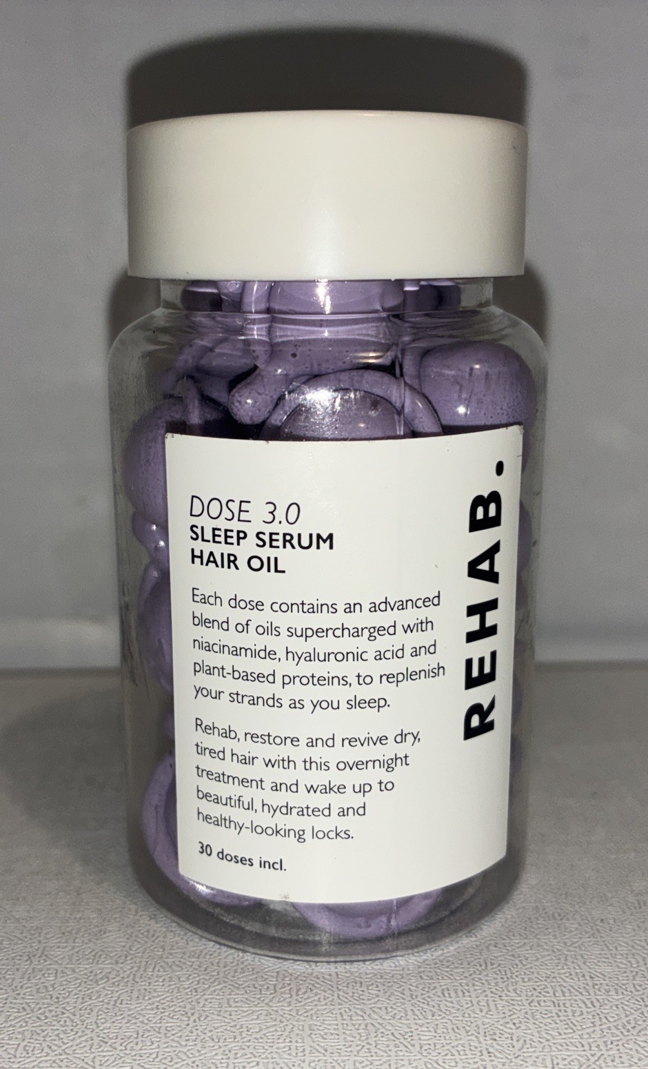 Rehab Dose 3.0 Sleep Serum Hair Oil 30 Capsules Rehab Dose 3.0 Sleep Serum Hair Oil 30 Capsules