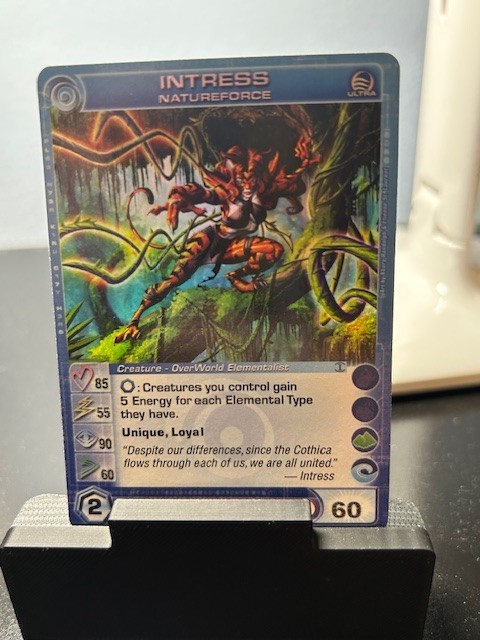 CHAOTIC TURN OF THE TIDE ULTRA RARE INTRESS NATUREFORCE MAX ENERGY CARD