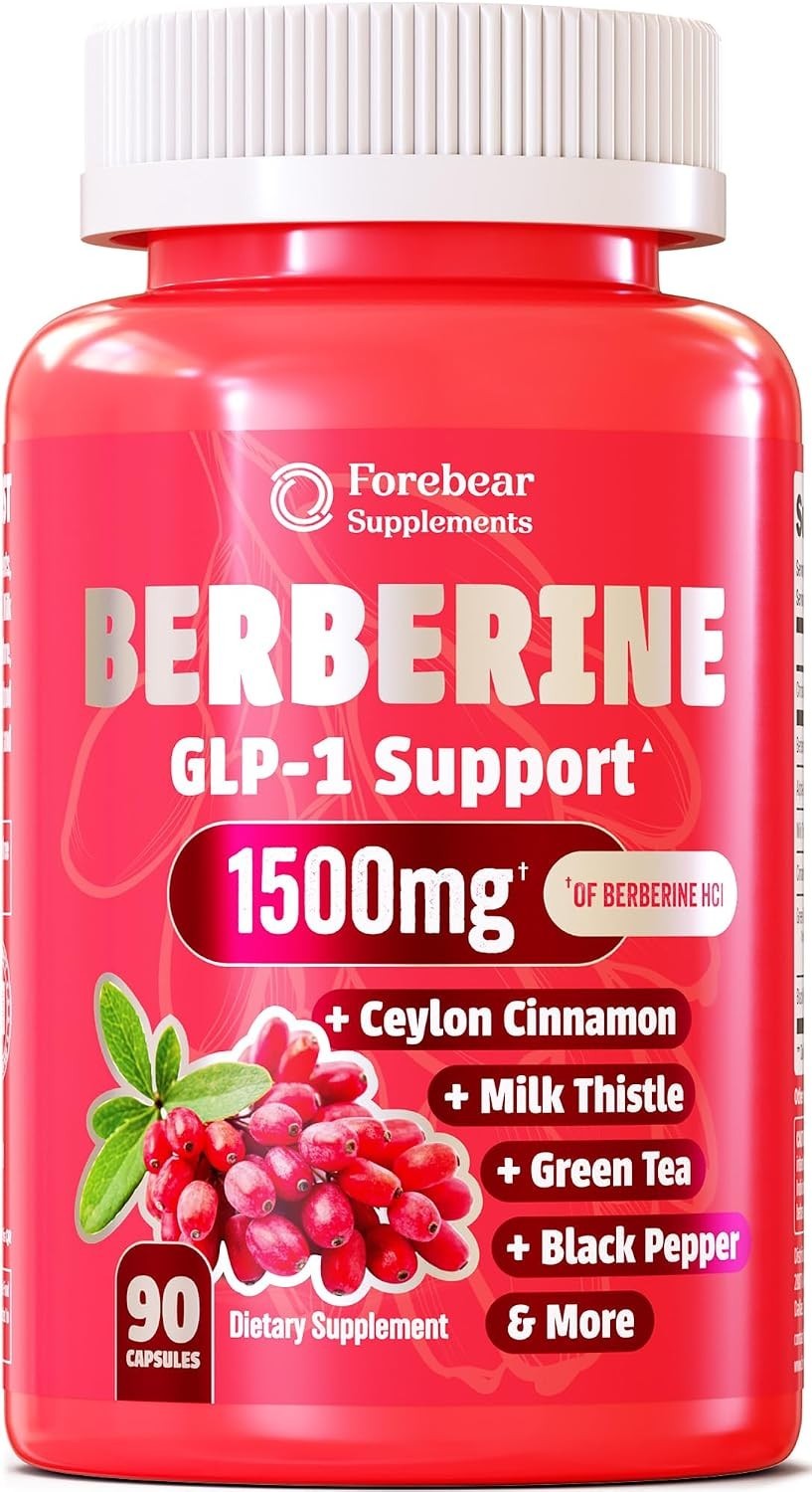 Berberine 1500mg G LP Weight Loss Supplement Pills for Women & Men 90 Capsules