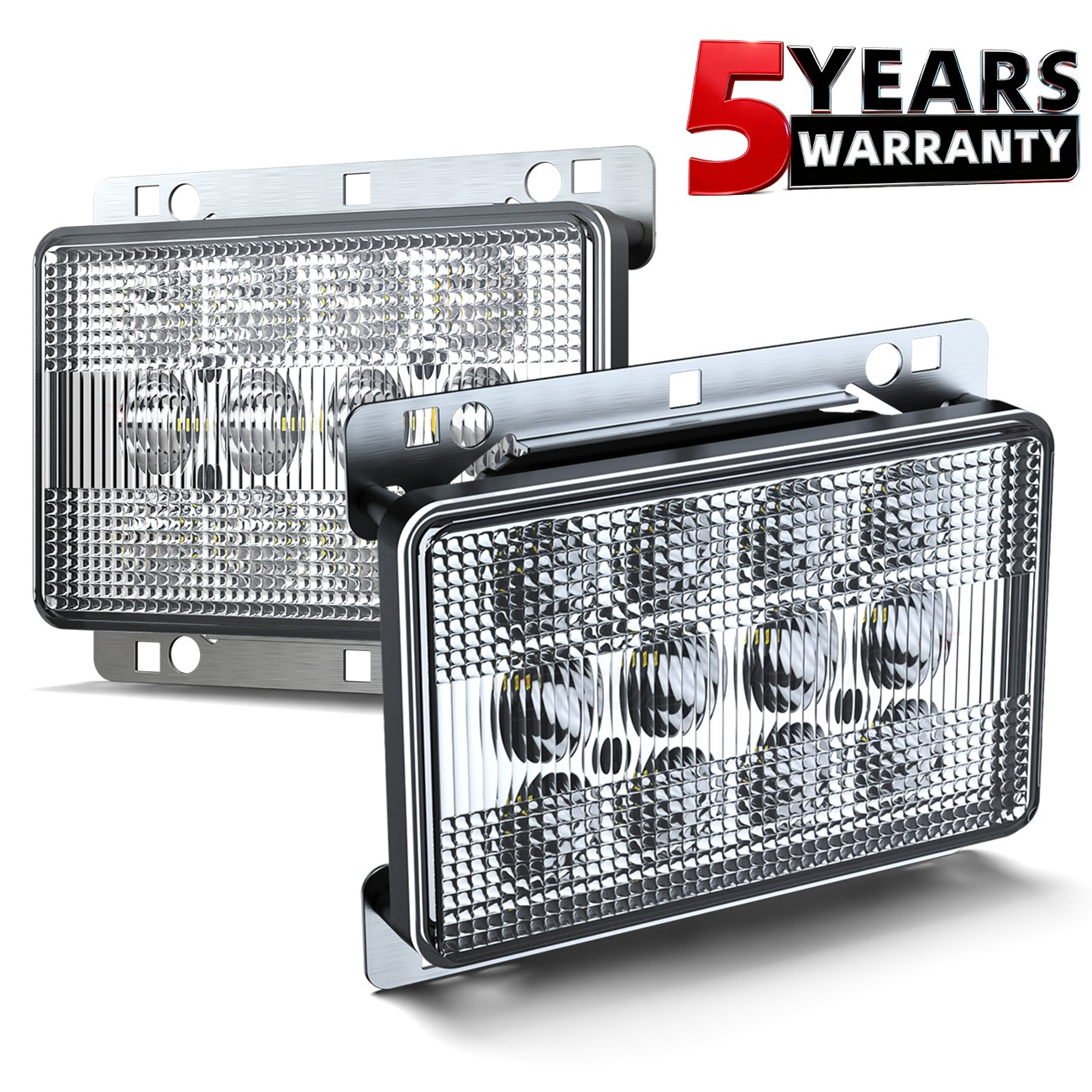 2PC LED Work Lights Headlight For Deere 6215 6120 6230 6120L 7130 7330 6420 6715