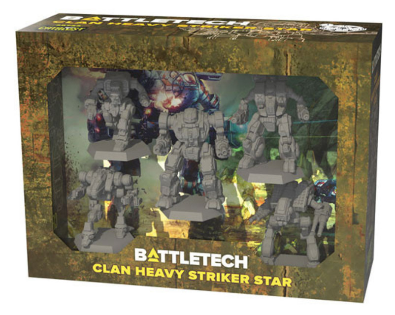 Battletech Clan Heavy Striker Star Catalyst Gargoyle Hellbringer Mad Dog Viper