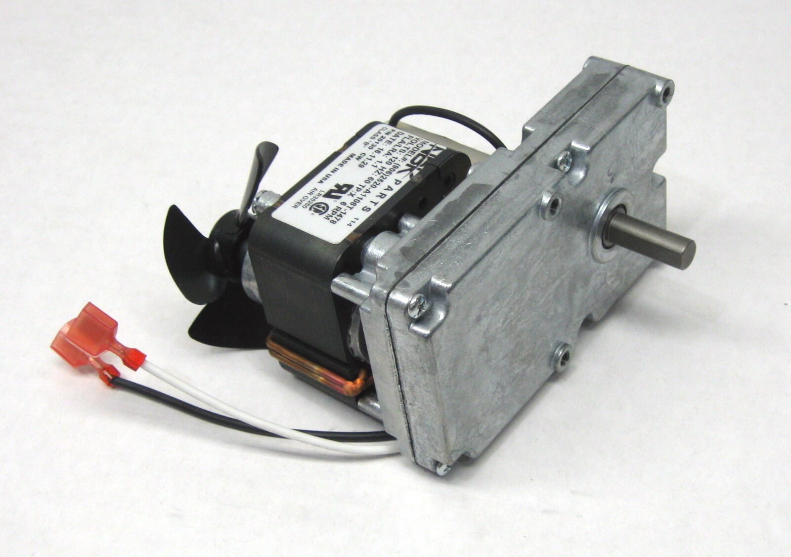 Pellet Stove Auger Gear Motor for Harman 3-20-09302 6 RPM 120 Volts CW