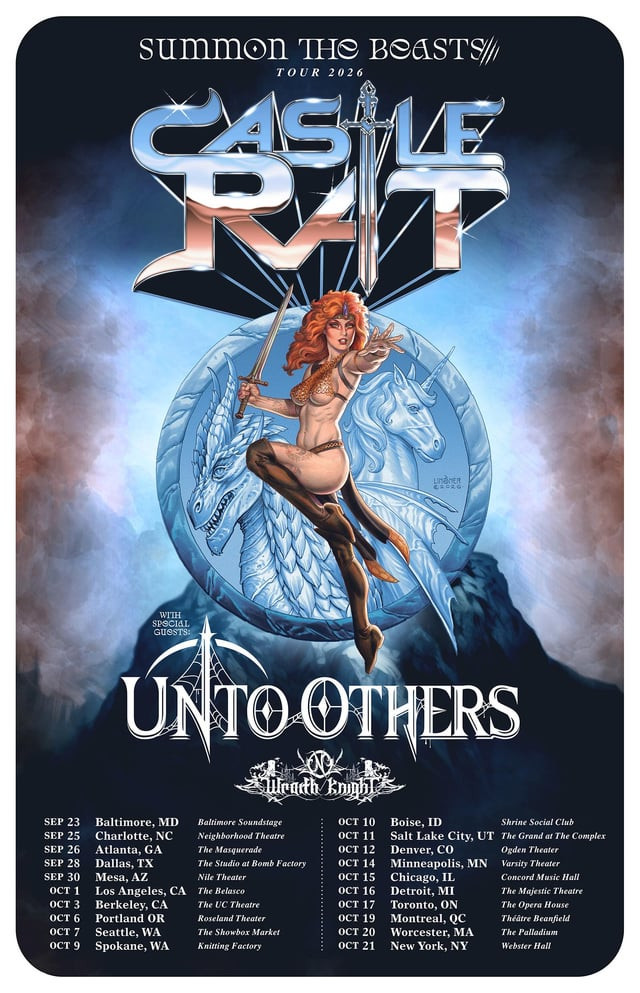 Castle Rat Summon the Beasts Fall Tour 2026 US Poster Castle Rat Summon the Beasts Fall Tour 2026 US Poster