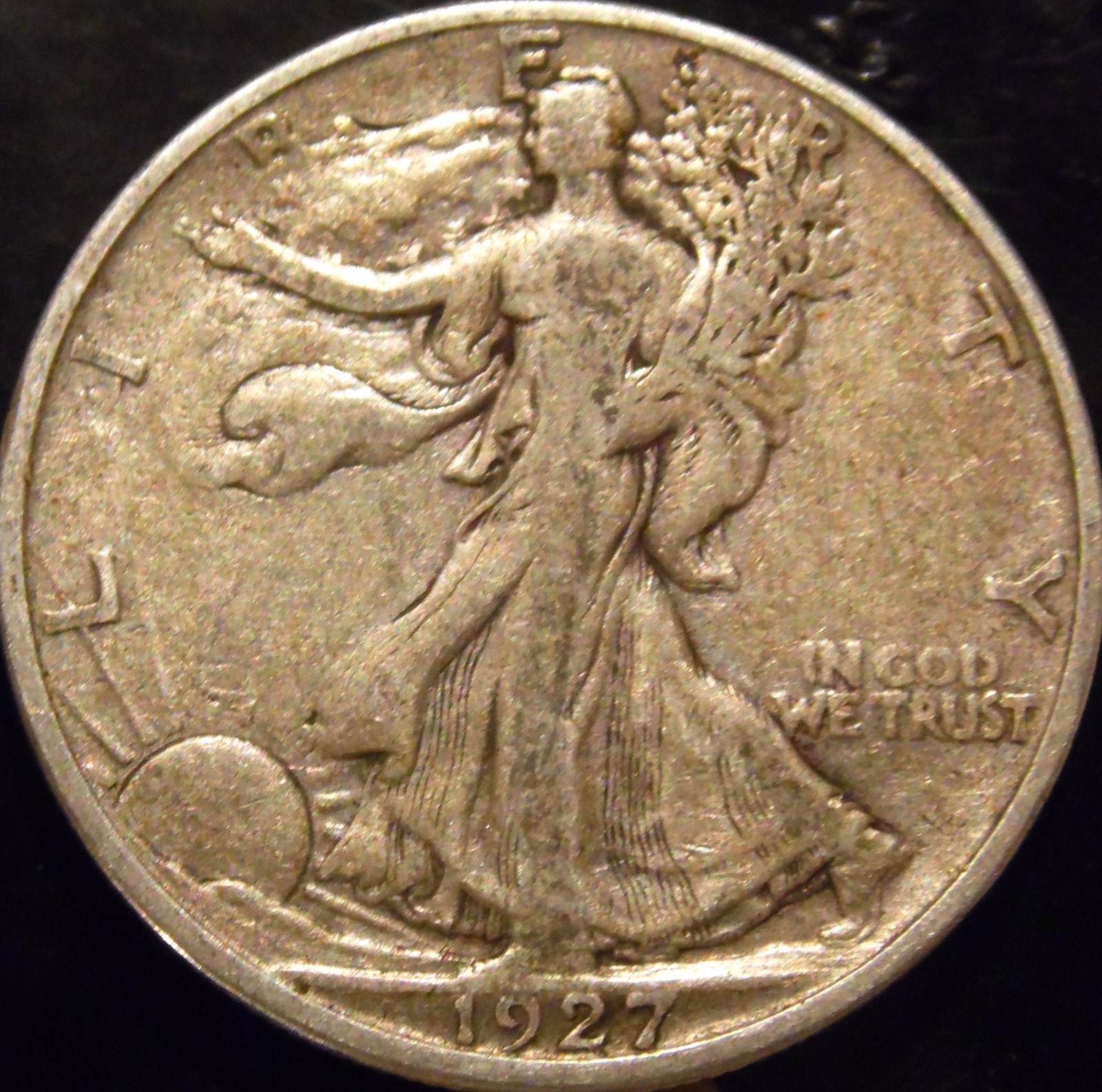 1927-S Walking Liberty Half Dollar Choice Original VF/XF 1927-S Walking Liberty Half Dollar Choice Original VF/XF