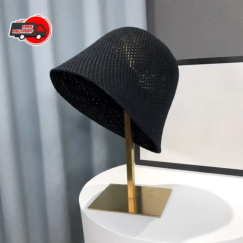 New Summer Cap Hot Women\'s Fashion Fisherman Hat Hand-woven Bucket Straw Beach New Summer Cap Hot Women\'s Fashion Fisherman Hat Hand-woven Bucket Straw Beach
