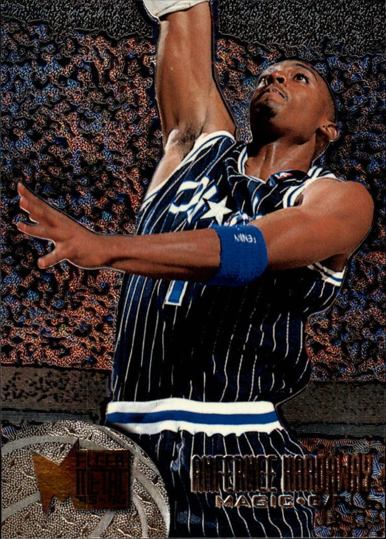 1995-96 Metal Basketball Card #77 Anfernee Hardaway 1995-96 Metal Basketball Card #77 Anfernee Hardaway