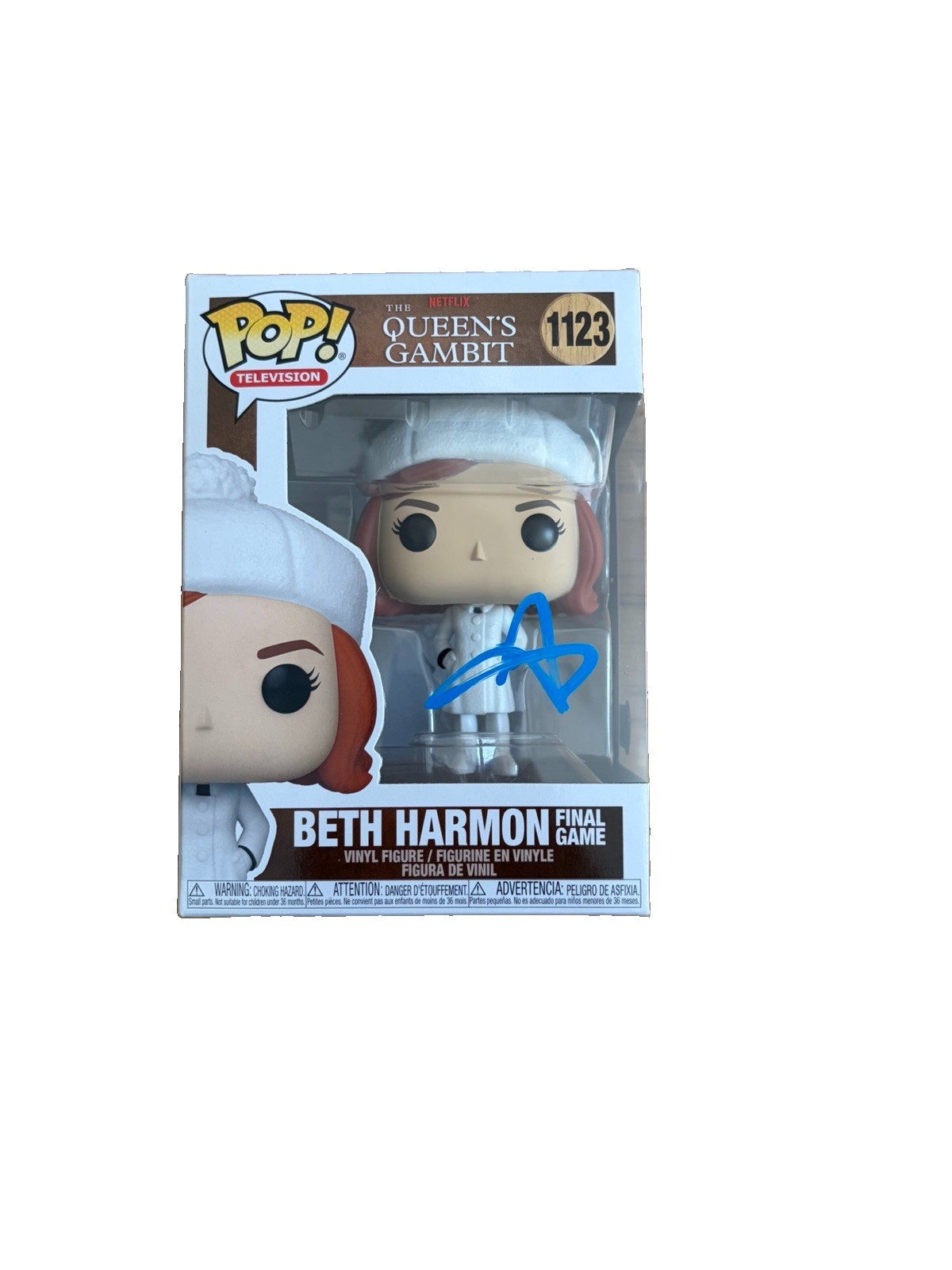 Anya Taylor Joy Signed Beth Harmon Funko Pop 1123 Queen’s Gambit BAS BECKETT COA Anya Taylor Joy Signed Beth Harmon Funko Pop 1123 Queen’s Gambit BAS BECKETT COA