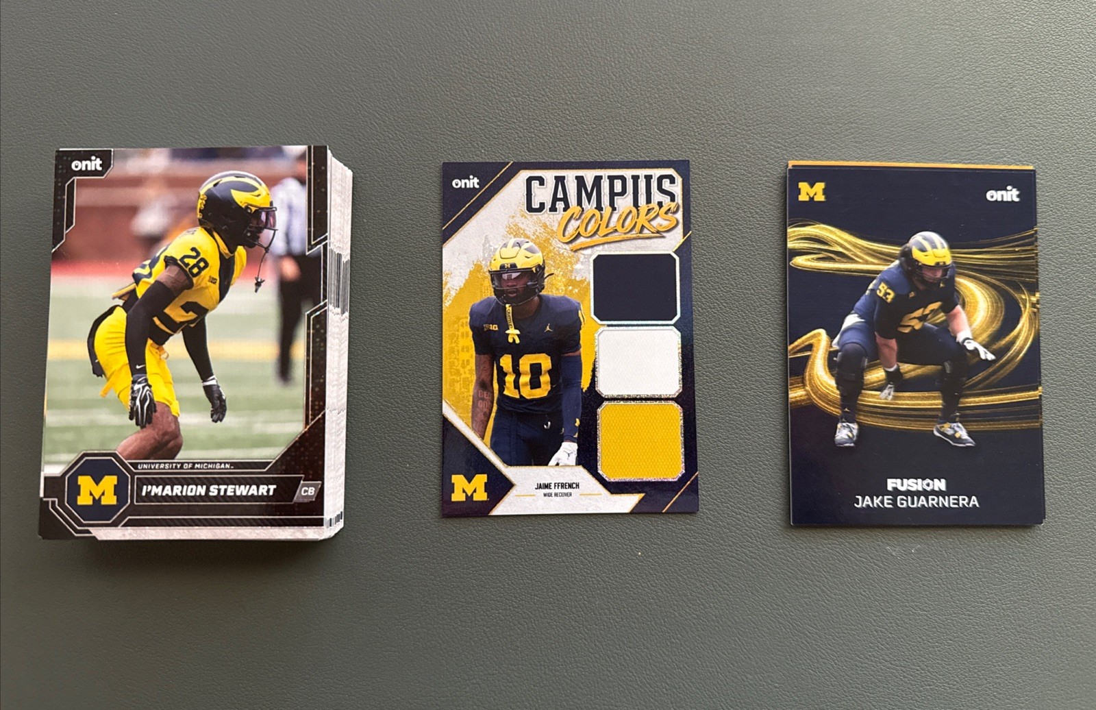 2026 Onit Michigan Wolverines Football Base or Insert PICK YOUR CARD [NM]
