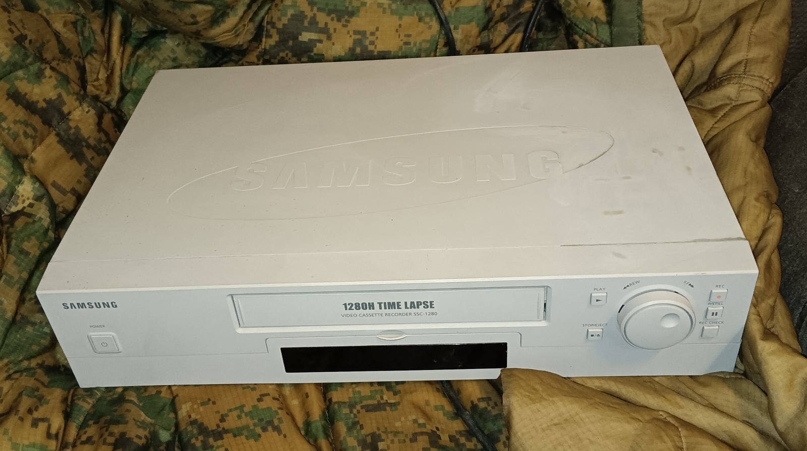 Samsung SSC-1280H Time Lapse Surveillance System Video Cassette Recorder Tested