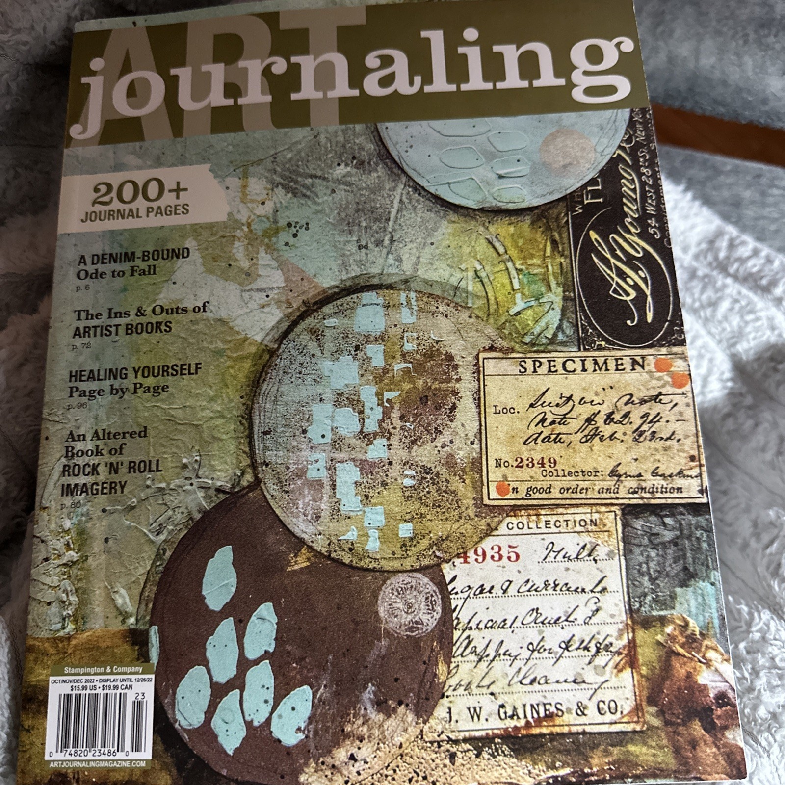 Art Journaling Magazine Oct/Nov/Dec 2022 volume 14 Issue 4 Art Journaling Magazine Oct/Nov/Dec 2022 volume 14 Issue 4